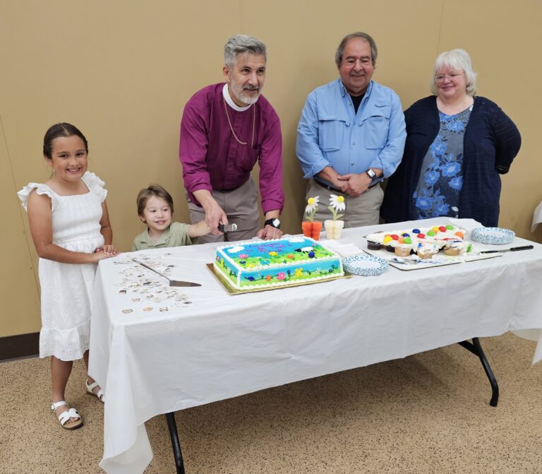 Bishop Greg with 4 New Members